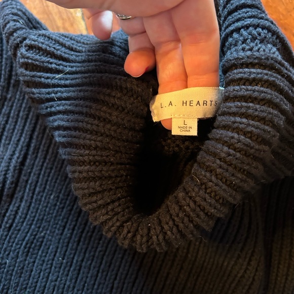 LA HEARTS RIBBED SWEATER - Picture 2 of 2